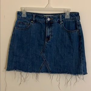 Jean mini-skirt